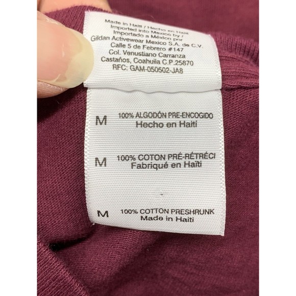 Gildan Graphic T-Shirt SALUKIS Mens M Red Crew Neck Southern Illinois University - Picture 8 of 11